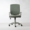 Ver imagem 2 de Cadeira Giratória Roal New Opus Monocromática Verde Oliva 120kg com Braços Reguláveis e
