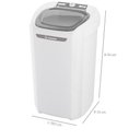 Ver imagem 2 de Tanquinho Wanke Premium 20kg Semiautomático Turbilhonamento LWBE201T