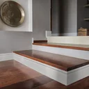 Ver imagem 3 de Rodapé de MDF Frisado de 12CMX2,40m Rende 2,4m 1202 Branco Moldufama