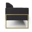 Ver imagem 6 de Sofá 2 Lugares Namoradeira Industrial Alta Dourado Marisa Bouclê D03 - D’Rossi