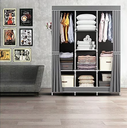 Ver imagem 1 de Guarda Roupa Portátil 2 Portas Cor Cinza