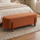 Ver imagem 2 de Puff Recamier Organico Imperial 160 cm Boucle Terracota Impo