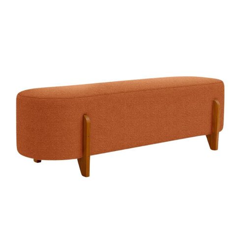 Puff Recamier Organico Imperial 160 cm Boucle Terracota Impo