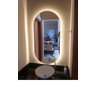 Espelho Orgânico com Luz de Led Branco Quente 90x50 - 3
