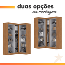 Ver imagem 5 de Guarda Roupas Modulado de Canto Madrid com 5 Portas Maxel
