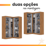 Guarda Roupas Modulado de Canto Madrid com 5 Portas Maxel - 5