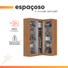 Guarda Roupas Modulado de Canto Madrid com 5 Portas Maxel - 6