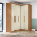Ver imagem 2 de Guarda Roupas Modulado de Canto Madrid com 5 Portas Maxel