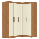 Ver imagem 1 de Guarda Roupas Modulado de Canto Madrid com 5 Portas Maxel