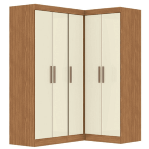 Guarda Roupas Modulado de Canto Madrid com 5 Portas Maxel