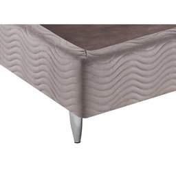 Base Box para Cama Solteiro Ortobom Sommier 88x30cm Camurça - 2