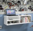 Ver imagem 1 de Bancada Suspensa Escrivaninha Mesa de Estudo Sala Ou Quarto