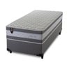 Conjunto Cama Box Solteirão c/ Molas Ensacadas Alpine Cinza 96x203x65  - 3