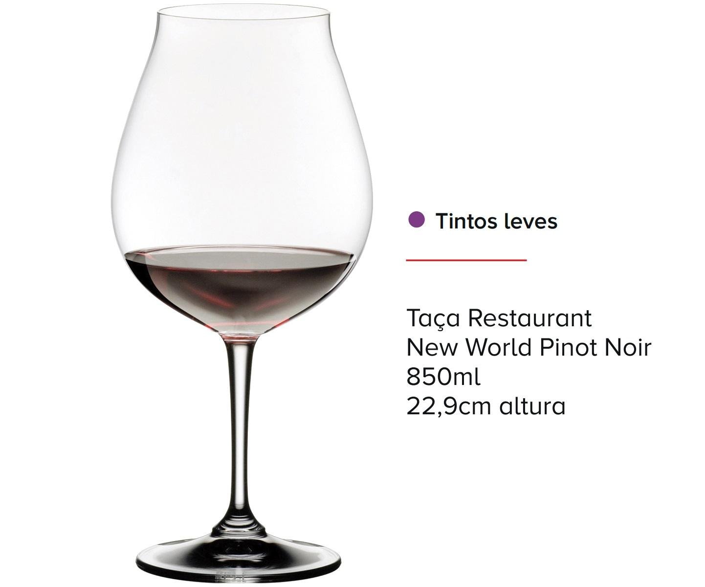 Taça de Vinho Riedel Restaurant New World Pinot Noir 850ml - 2