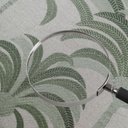 Ver imagem 2 de Capa de Almofada Linho Coqueiros Verde Decorativa 45x45