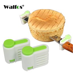 Cortador de Pão de Plástico 5 Camadas Walfos, Cortador 5 Alavancas para Cortar Pão, 2 Peças - 2