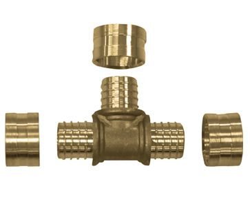 Tê Redução Central 32X25X32 Pex, Emmeti - 1