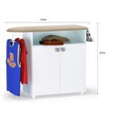 Ver imagem 3 de Passadeira de Roupas com Armário Bianca Max Branco - AJL Móveis