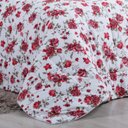 Ver imagem 2 de Edredom Queen Craft Percal 200 Fios 100% Algodão 5 Peças - Rosas Vermelha