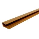 Ver imagem 1 de Acabamento Perfil "U" Roda Forro para Forro de PVC 5 UN Zapinplast - Cerejeira
