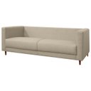 Ver mais imagens de Sofá Fixo Living Lisboa 2 Lugares 140cm D28 Linho - Sofa Store:linho Bege