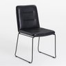 Cadeira Eva Empilhável Estrutura em Ferro Preto Fino Móveis - 1