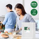 Ver imagem 6 de Sacos para Seladora a Vácuo Bonsenkitchen, 200 Unidades, 20x30cm, Bpa-free