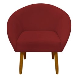 Poltrona Decorativa para Sala Recepção Manicure Consultório Stella Suede - 4