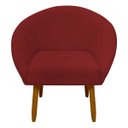 Ver mais imagens de Poltrona Decorativa para Sala Recepção Manicure Consultório Stella Suede