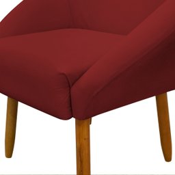 Poltrona Decorativa para Sala Recepção Manicure Consultório Stella Suede - 6