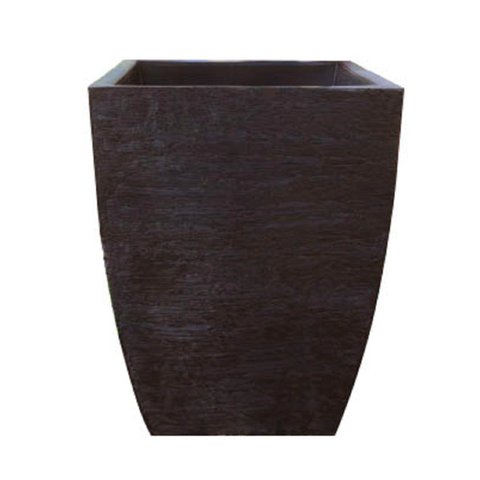 Vaso Planta 45x35 Moderno Trapézio Polietileno - MARROM MADEIRA 015