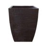 Vaso Planta 45x35 Moderno Trapézio Polietileno - MARROM MADEIRA 015 - 1