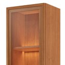 Ver imagem 6 de Cristaleira Suspensa com LED 100% MDF Zeus Marrom/Marromle
