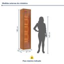 Ver imagem 3 de Cristaleira Suspensa com Led 100% Mdf Zeus