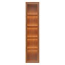 Ver imagem 2 de Cristaleira Suspensa com LED 100% MDF Zeus Marrom/Marromle