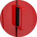 Ver imagem 3 de Porta Alumínio Camarão Lambril e.L25 Vermelho 70 Brimak