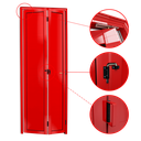 Ver imagem 2 de Porta Alumínio Camarão Lambril e.L25 Vermelho 70 Brimak