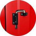 Ver imagem 4 de Porta Alumínio Camarão Lambril e.L25 Vermelho 70 Brimak