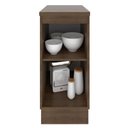 Ver imagem 4 de Balcão Madesa Stella 35 cm 1 Porta Rustic/Branco