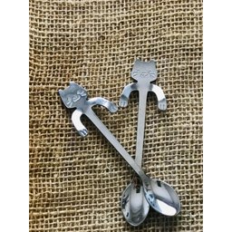 Colher Cachorro Infantil Pequena Aço Inox Dia das Crianças - 3