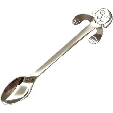 Colher Cachorro Infantil Pequena Aço Inox Dia das Crianças