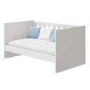 Ver imagem 5 de Jogo de Quarto Infantil New Katatau Cômoda e Berço Mini Cama Branco Brilho - Reller Móveis