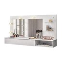 Ver imagem 1 de Camarim Penteadeira Lumiere Branco Fosco - Mobler
