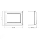 Ver imagem 6 de Caixa de Sobrepor com 3 Tomadas 2p+t 10 a 250 V Tramontina Lizflex Branca Tramontina