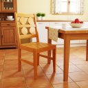 Ver imagem 1 de Conjunto 2 Cadeiras Sala de Jantar Madeira Maciça Design Colmeia Envernizada Mel