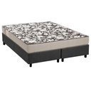 Ver imagem 1 de Conjunto Box Queen: Colchão Espuma Ortobom D26 Physical Ultra Resistente + Base Crc Suede Gray(