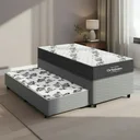 Ver imagem 1 de Cama Box com Colchão de Espuma D33 Ortobom Airtech 100 + Auxiliar de Espuma Unique Solteiro 88cm