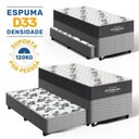 Ver imagem 5 de Cama Box com Colchão de Espuma D33 Ortobom Airtech 100 + Auxiliar de Espuma Unique Solteiro 88cm