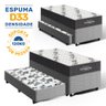Cama Box com Colchão de Espuma D33 Ortobom Airtech 100 + Auxiliar de Espuma Unique Solteiro 88cm - 2