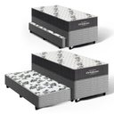 Ver imagem 3 de Cama Box com Colchão de Espuma D33 Ortobom Airtech 100 + Auxiliar de Espuma Unique Solteiro 88cm
